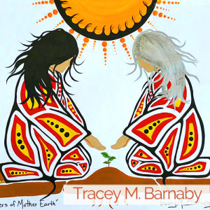 tracey barnaby, painter,, pass the feather