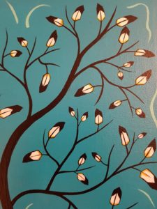 Whitney S. Whiteduck, painter, painting, Indigenous Artist, First Nations, Indigenous Arts Collective of Canada, Pass The Feather