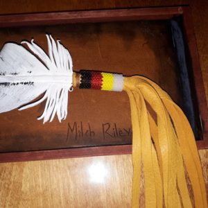 Mitchell Riley, leatherwork, Indigenous Artist, First Nations, Indigenous Arts Collective of Canada, Pass The Feather