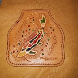 Mitchell Riley, leatherwork, Indigenous Artist, First Nations, Indigenous Arts Collective of Canada, Pass The Feather