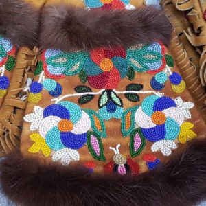 Teresa Vander Meer-Chasse, beder, beadwork, installation art, upcycled art, multidisciplinary, Indigenous Artist, First Nations, Indigenous Arts Collective of Canada, Pass The Feather