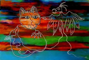Sherry Crawford, painter, painting, Indigenous artist, first nations, indigenous arts collective of canada, pass the feather, indigenous art, aboriginal art, indigenous art directory