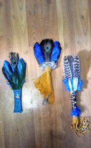 Linda Bogert, beadwork, dreamcatchers, medicine wheels, trees of life, Indigenous Artist, First Nations, Indigenous Arts Collective of Canada, Pass The Feather