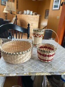 Debbie Cook-Jacobs, baskets, basket maker, black ash, sweetgrass, Indigenous Artist, First Nations, Indigenous Arts Collective of Canada, Pass The Feather