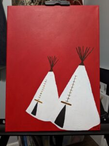 Darbi Hawley, Acrylic paint, dream catchers, Jewelry, Indigenous Artist, First Nations, Indigenous Arts Collective of Canada, Pass The Feather